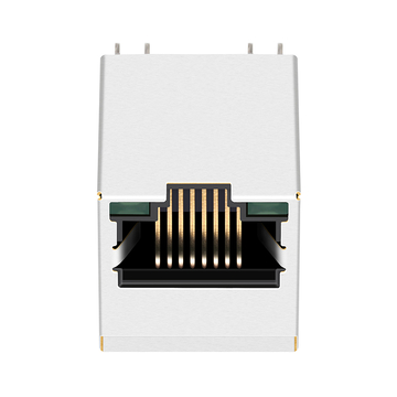 Halo HFJV1-E2450-L11RL 互換 LINK-PP LPJD5011BFNL 垂直型RJ45ジャック（マグネット内蔵、10/100Base-T対応、グリーン/グリーンLED搭載、画像4）