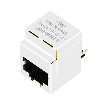 Halo HFJV1-2450RL 互換 LINK-PP LPJD1011DNL 10/100Base-T 垂直型 RJ45 ジャック（マグネット付き、LEDなし）画像 2