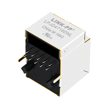 LPJD4718DNL 100/1000 Base-T Vertical RJ45 Gigabit MagJack Χωρίς LED εικόνα 3