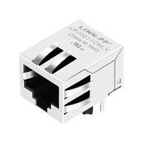 Halo HFJ11-2450ERL1 Compatible LINK-PP LPJ0011CNLV 10/100 Base-T RJ45 MagJack Tab Down Without Leds