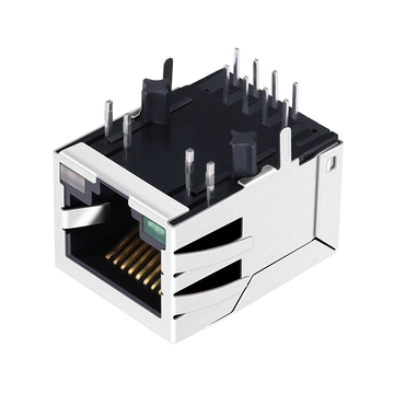 Halo HFJ11-2450E-L17RL Compatible LINK-PP LPJ0011G27NL 10/100 Base-T Single Port RJ45 MagJack Tab Down Green/Orange&Green Leds image 3