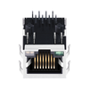 LPJ0011G32NL 10/100 Base-T RJ45 Magjack Tab Down Xanh lá/Vàng & Đèn LED xanh lá cây (hình ảnh thu nhỏ) 4