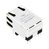 Belfuse 08B0-1K1T-06-F, совместимый с LPJ9011KINL 10/100 Base-T Cat5e RJ45 Magjack Tab UP Желтый и зеленый/зеленый светодиоды, изображение большого пальца 2