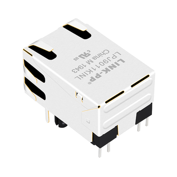 LPJ9011KINL 10/100 Base-T Cat5e RJ45 Magjack Tab UP Κίτρινα & Πράσινα/Πράσινα LED εικόνα 2