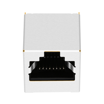 LPJE812DNL 1X1 poort RJ45 modulaire jack met lipje omhoog, zonder LED en zonder geïntegreerde magneten (afbeelding 2)