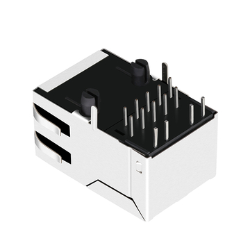 LPJG17308-1AHNL 1000 Base-T 1x1 Port RJ45 Female Connector Tab Up Green/Yellow LEDs image 5