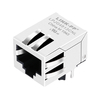 Halo HFJ11-E1G01ERL 호환 LPJG4813CNL 1000 Base-T 이더넷 RJ45 MagJack 탭 다운(Led 썸 이미지 없음) 이미지 1