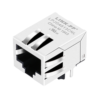 Halo HFJ11-E1G01ERL Compatible LPJG4813CNL 1000 Base-T Ethernet RJ45 MagJack Tab vers le bas sans LED