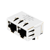 Halo HFJ12-1G02E Compatible LPJGF26805CNL 1x2 Port RJ45 MagJacks 100/1000 Base-T Tab Down Without Led thumb image 1