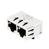 LPJGF26805CNL 1000 Base-T 1x2 RJ45 Magjack Tab Down Without LED thumb image 1