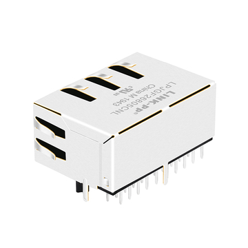 LPJGF26805CNL 1x2 Θύρες RJ45 MagJacks 100/1000 Base-T Tab Down Χωρίς LED εικόνα 5