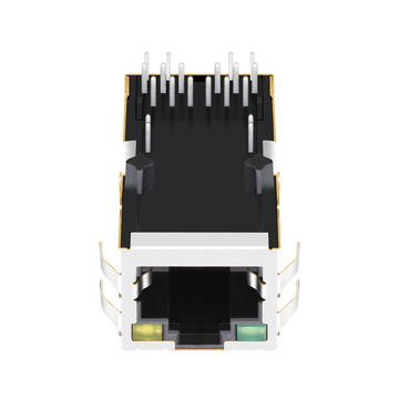 LPJK6072AHNL 1000 Base-T Однопортовый модульный разъем RJ45 с PoE, магнитным креплением, зеленым/желтым светодиодом (изображение 3)