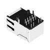 LPJ3190AENL 10/100 Base-T PoE RJ45 Magjack With Rectifier Bridge Tab Up Green/Yellow LED thumb image 2