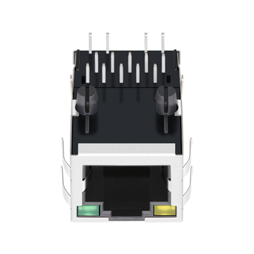 Совместимый с Halo HFJT1-RP44-L12RL разъем LPJ3190AENL 10/100 Base-T RJ45 PoE MagJack с выпрямительным мостом и зеленым/желтым светодиодом (изображение 4)