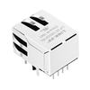 Halo HJF11-2450E-L11 متوافق مع LPJE160GFNL RJ45 مقبس معياري بدون علامة تبويب مغناطيسية لأسفل أخضر/أخضر Led صورة الإبهام 2