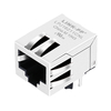 Halo HFJT1-2450RL Compatible LPJ16211CNL 100 Base-T RJ45 MagJack Single Port Tab Up Without Led thumb image 1