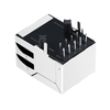 LPJP4190CNL 10/100 Base-T PoE+ RJ45 Magjack With Rectifier Bridge Tab Down Without LED thumb image 4