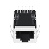 FOXCONN JFM3811-F851-4F Совместимый разъем LPJG16702CNL 1000 Base-T RJ45 с язычком магнитного трансформатора вверх без светодиода, изображение большого пальца 5