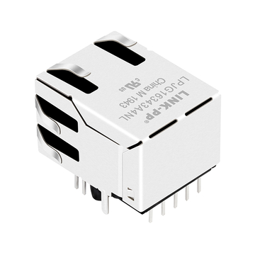 Совместимость с Halo HFJT1-1G41-L55RL и LPJG16343A4NL 1000 Base-T, однопортовый RJ45 Magjack, зелено-желтый/зелено-желтый светодиодный индикатор, изображение 2