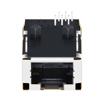 Belfuse L830-1J1C-47 Compatibele LPJK70409I98NLV Tab Up Low Profile RJ45-aansluiting 100 Base-T met magneten Oranje & Groen/Gele LED's afbeelding 3