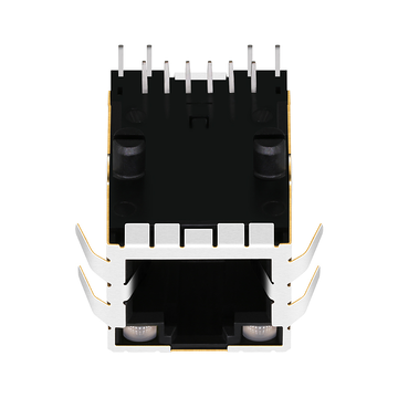 Совместимый с Belfuse 08B0-1B1T-06-F разъем RJ45 100 Base-T с трансформатором и оранжево-зелеными/оранжево-зелеными светодиодами (изображение 3)