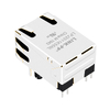 LPJ2011K55NL 10/100 Base-T RJ45 Magjack Tab Up Orange&Green/Orange&Green LED thumb image 4