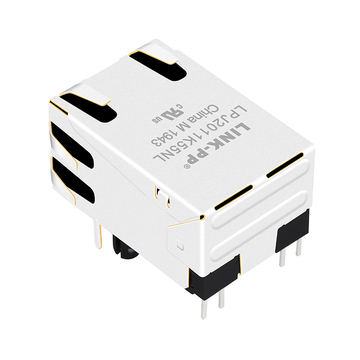 Совместимый с Belfuse 08B0-1B1T-06-F разъем RJ45 100 Base-T с трансформатором и оранжево-зелеными/оранжево-зелеными светодиодами (изображение 4)