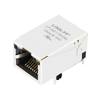 LPJ9011BONL 10/100 Base-T Single Port RJ45 Θηλυκή καρτέλα επάνω Πορτοκαλί&Πράσινο/Κίτρινο Led