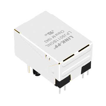 Belfuse 08B0-1XX1-36-F Compatible LPJ9011BONL 100 Base-T Conector hembra RJ45 de un solo puerto Pestaña hacia arriba LED naranja y verde/amarillo imagen 3