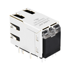 LPJU3836AONL 1000 Base-T RJ45 Magjack with Single USB Tab Up Orange&Green/Yellow LED thumb image 2