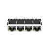 LPJG48831A71NL 1000 Base-T RJ45 1x4 conectores de puerto con pestaña magnética arriba LED verde y amarillo/amarillo imagen en miniatura 4