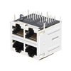 LPJ27499CNL 2X2 Porta RJ45 Jack modular 10/100 Base-T sem Leds imagem do polegar 5
