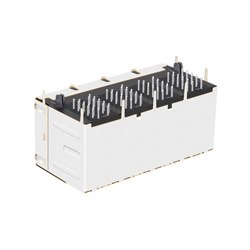 Belfuse 0833-2X4R-56-F Compatible LPJ47498CNL RJ45 2X4 Port Modular Jacks With PoE 100 Base-T Integrated Magnetics Without Led image 5
