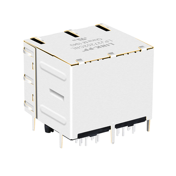 Belfuse SI-30108-F Compatibile con LPJ27202CNL Connettori magnetici RJ45 a 2 porte 10/100 Base-T senza LED immagine 3