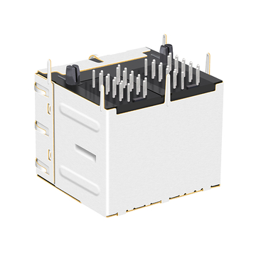 Belfuse SI-30108 Συμβατό LPJ27202CNL RJ45 2X2 Θύρες Modular Jacks 10/100 Base-T Χωρίς LED εικόνα 4