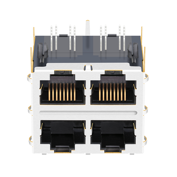 LPJ27202CNL Conectores Modulares RJ45 2x2 Portas 10/100 Base-T Sem LEDs imagem 5