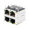 Belfuse SI-30159-F Compatible LPJ27434-8AGNL 100 Base-T 2X2 Ports Prises Modulaires RJ45 Jaune/Vert LED image de pouce 4