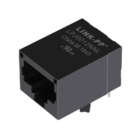 Belfuse SI-60104-F compatível com LPJ0012NNL 100 Base-T não blindado RJ45 Jack guia para baixo sem LED