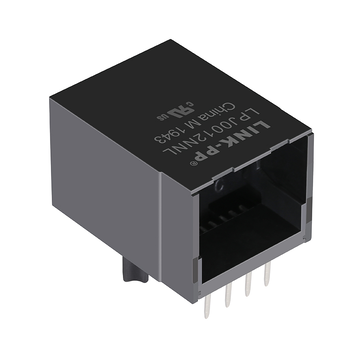 Belfuse SI-60104-F Compatibele LPJ0012NNL 100 Base-T Onafgeschermde RJ45-aansluiting met lipje omlaag, zonder LED (afbeelding 2)