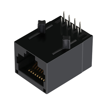 Belfuse SI-60104-F Compatibele LPJ0012NNL 100 Base-T Onafgeschermde RJ45-aansluiting met lipje omlaag, zonder LED (afbeelding 3)