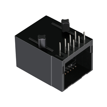 Belfuse SI-60104-F Compatibele LPJ0012NNL 100 Base-T Onafgeschermde RJ45-aansluiting met lipje omlaag, zonder LED (afbeelding 4)