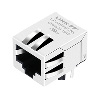 Belfuse SI-60022-F Compatible LPJ4076CNL 10/100 Base-T Ethernet RJ45 Magjack Tab Down Without Led