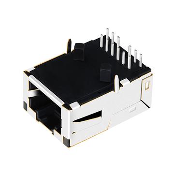 belfuse l837-1x1t-47 compatible lpjk70409cnlv low profile rj45 mag jack 100 base-t tab up without leds