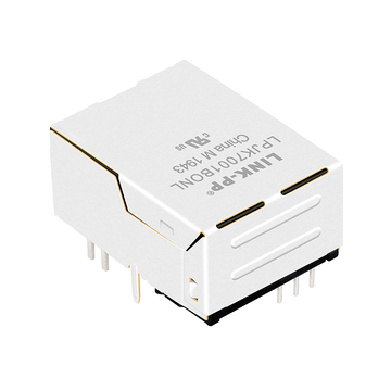 LPJK7001BONL 100 Base-T RJ45 Connector Low Profile Tab Up With Yellow&Green/Yellow Leds image 2
