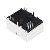 LPJK7001BONL Conector RJ100 45 Base-T de baixo perfil com guia para cima com LEDs amarelos e verdes / amarelos imagem do polegar 4
