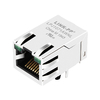 Belfuse SI-50162-F Compatível LPJ1071AWNL 100 Base-T Porta única RJ45 com transformador Jack Tab Up Verde/Verde Led polegar imagem 1