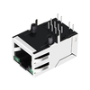 Belfuse SI-50162-F Compatível LPJ1071AWNL 100 Base-T Porta única RJ45 com transformador Jack Tab Up Verde/Verde Led polegar imagem 2