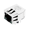 Belfuse SI-60158-F 호환 LPJ4076GFNL 10/100 Base-T RJ45 변압기 잭 탭 아래로 녹색/녹색 Led 썸 이미지 1