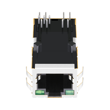 Belfuse 0826-1G1T-78-F Совместимый LPJK0411AWNLV 10/100 Base-T RJ45 Магнитный модульный разъем с креплением вверх, зеленый/зеленый светодиод, изображение 5