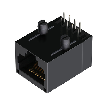 LPJ0047NNL Υποδοχή RJ45 μονής θύρας 10/100 Base-T UnShield με μαγνητική γλωττίδα προς τα κάτω χωρίς LED εικόνα 3